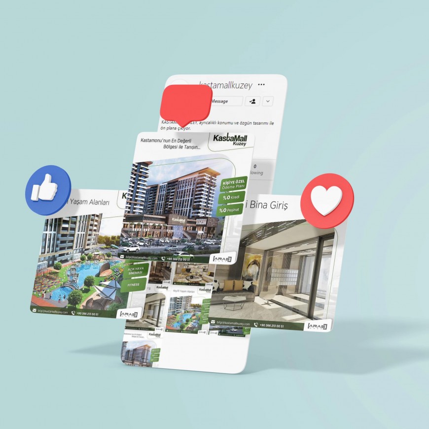 Kastamall Kuzey Sosyal Medya Yönetimi proje görseli