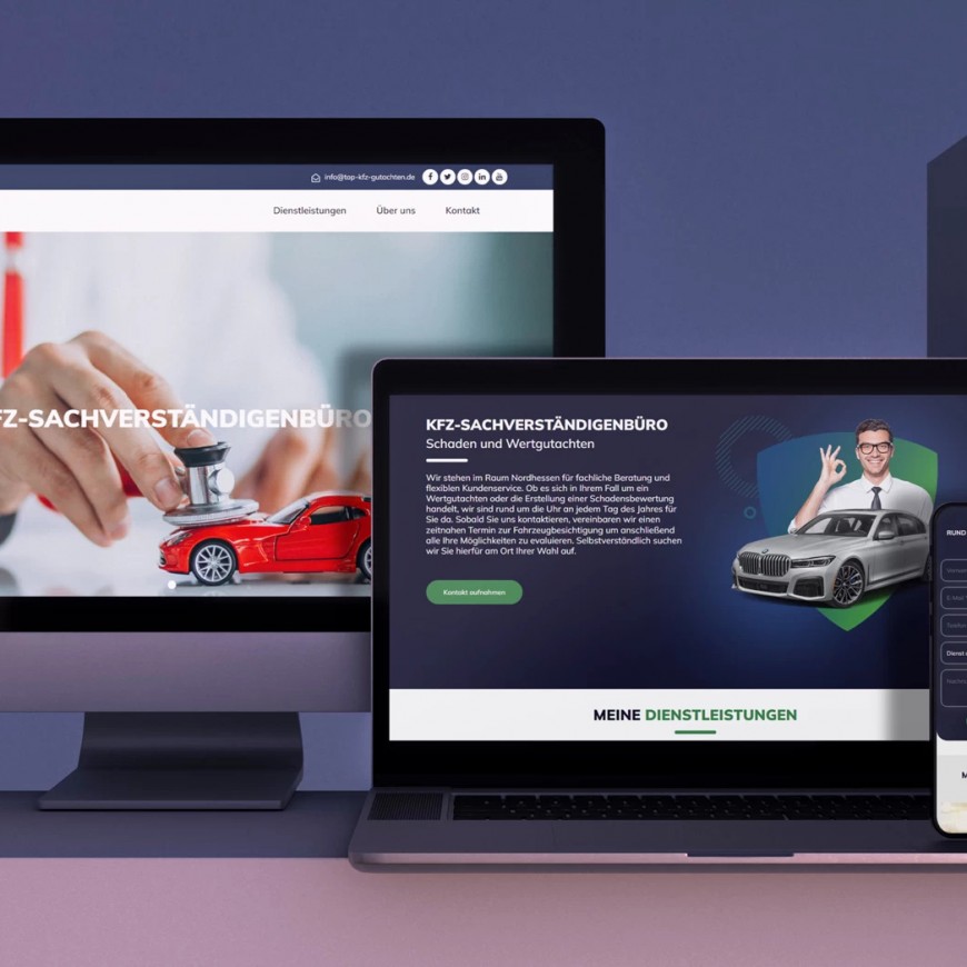 Top Kfz Gutachten proje görseli