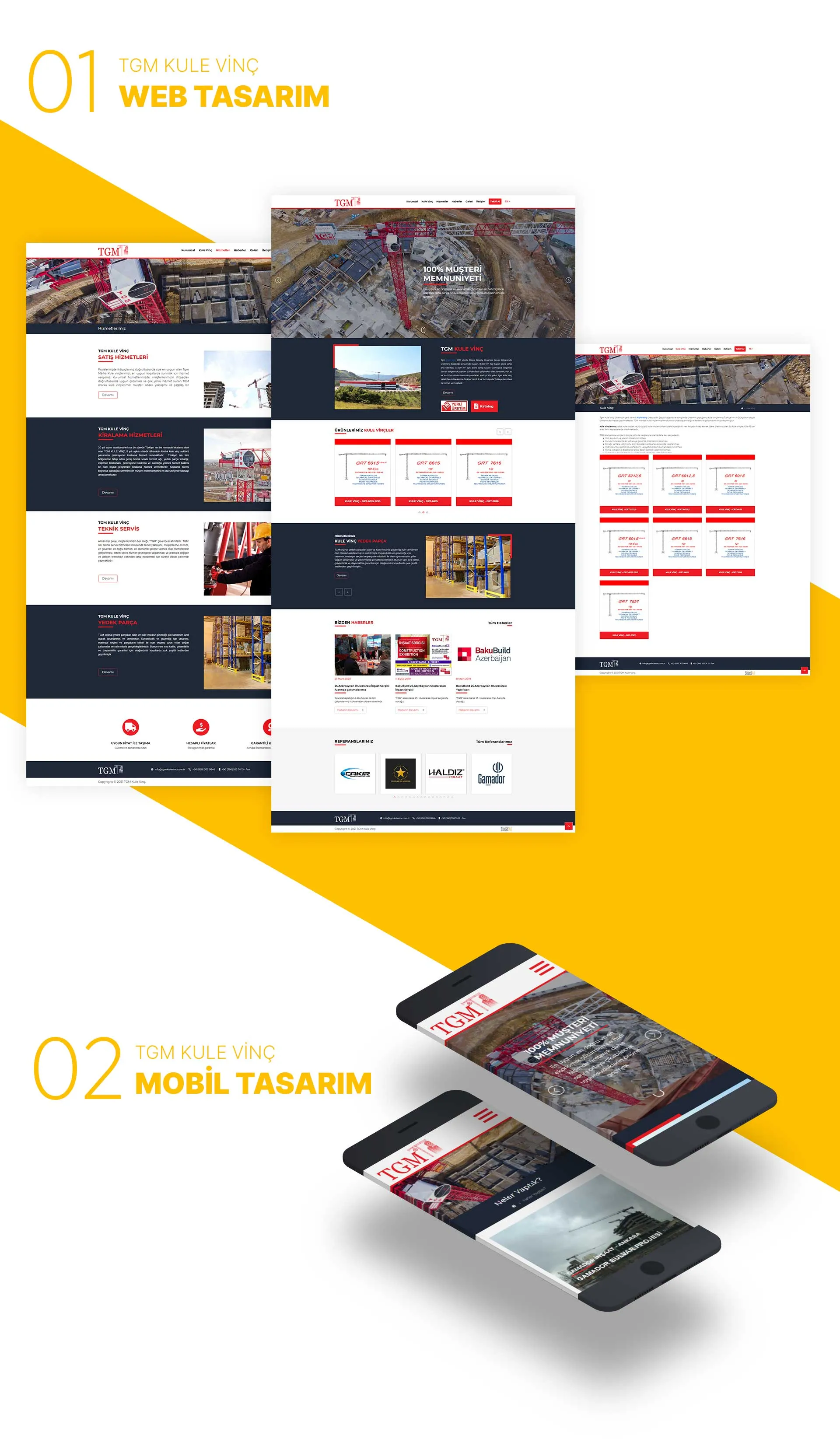 TGM KULE VİNÇ proje görünümü